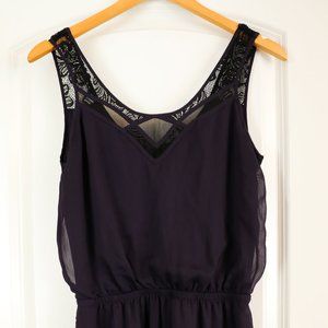 Express Purple Evening Dress